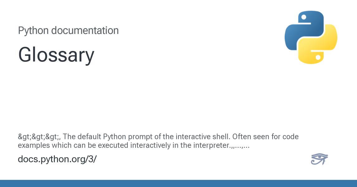 Glossary — Python 3.15.0b3 documentation