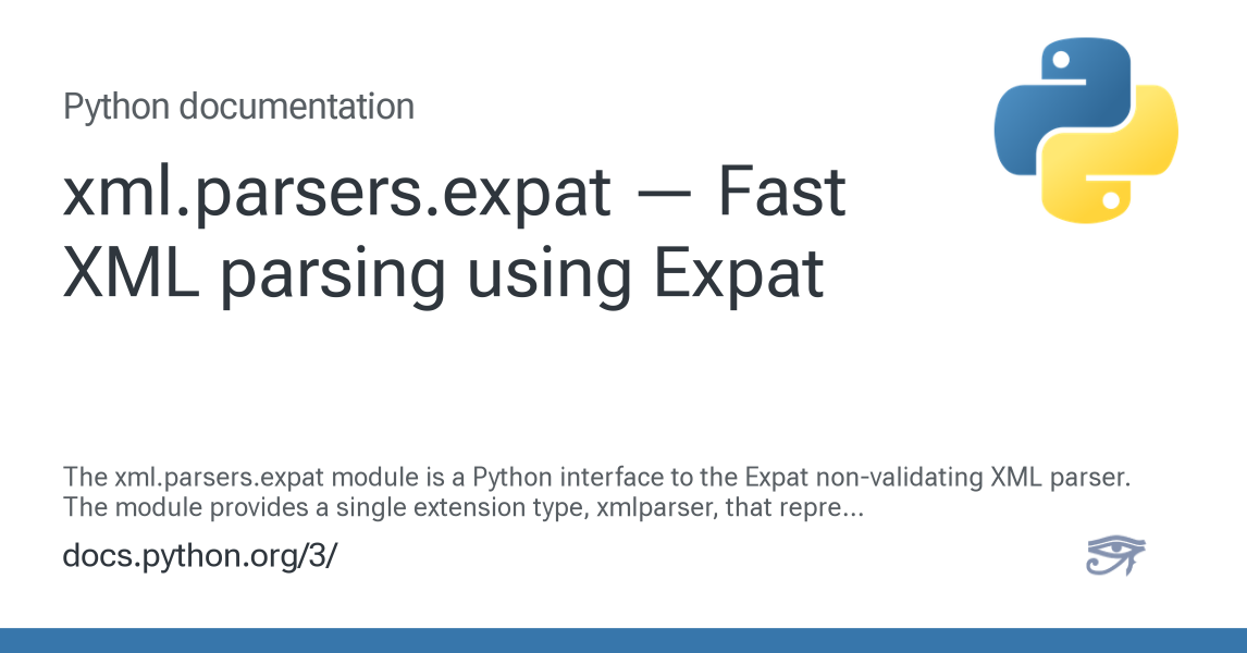 xml.parsers.expat — Fast XML parsing using Expat — Python 3.16.0a0 ...