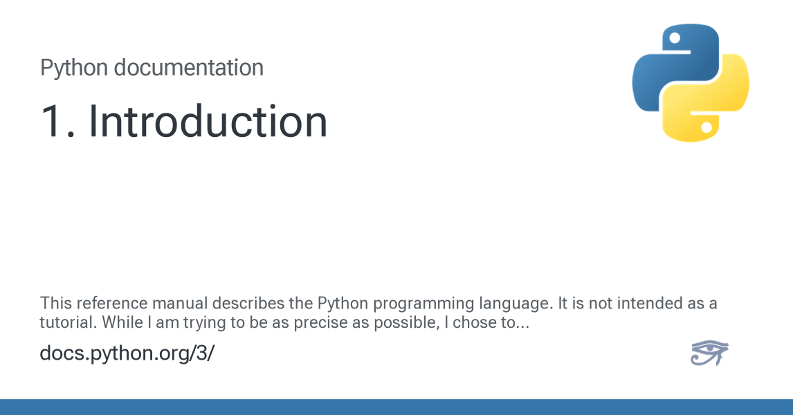 1. Introduction — Python 3.16.0a0 documentation